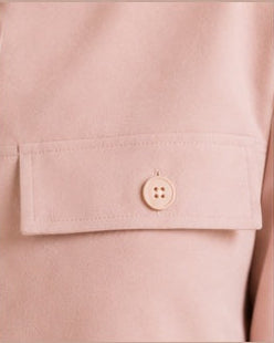 Blush Pink Two-Piece Skirt Set