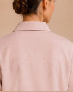 Blush Pink Two-Piece Skirt Set
