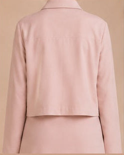 Blush Pink Two-Piece Skirt Set