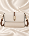 Ivory & Mocha Contrast Crossbody Bag