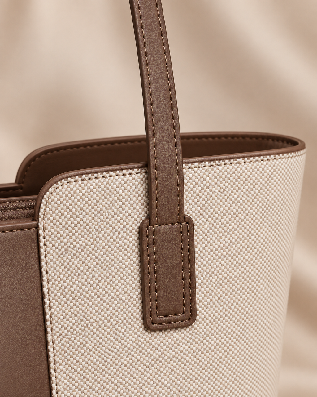 Paisley Bow Contrast Tote Bag