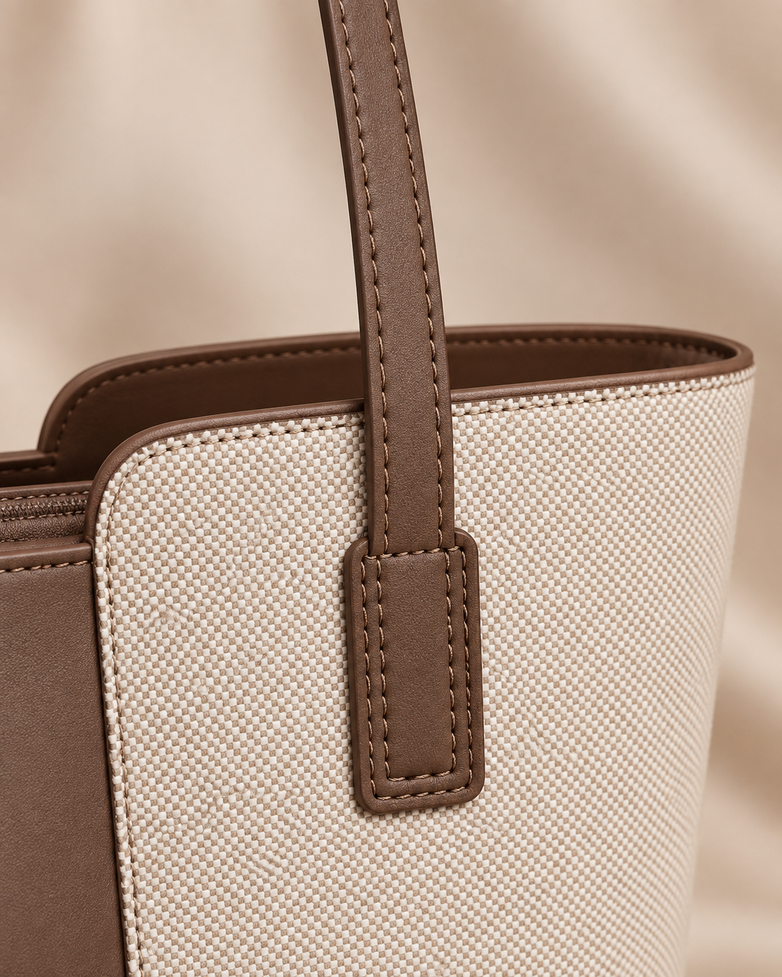 Paisley Bow Contrast Tote Bag
