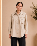 Tie-Pocket Utility Shirt