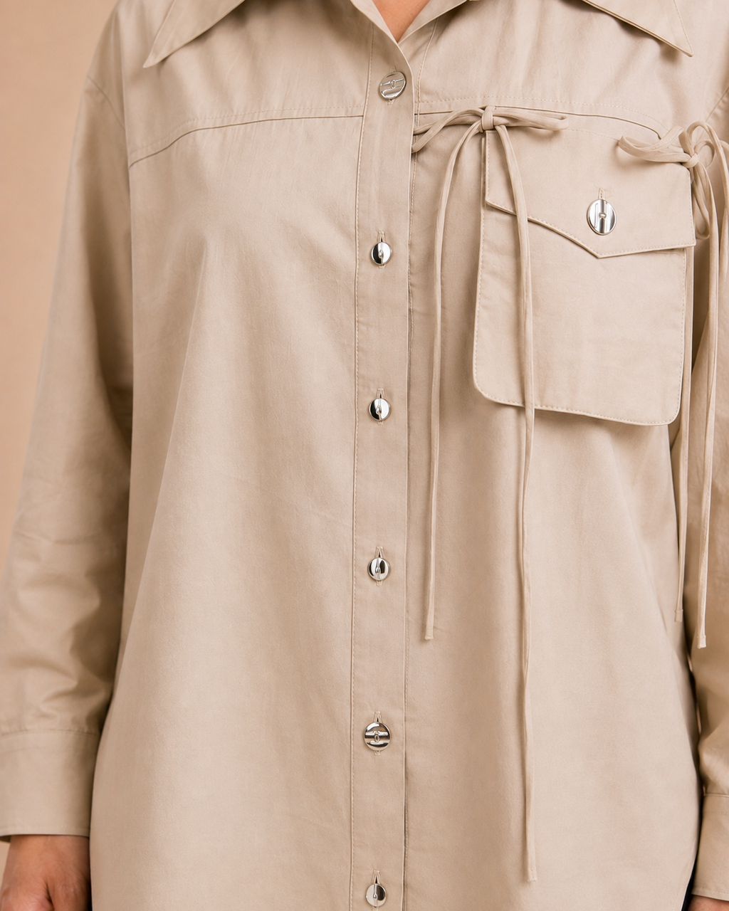 Tie-Pocket Utility Shirt