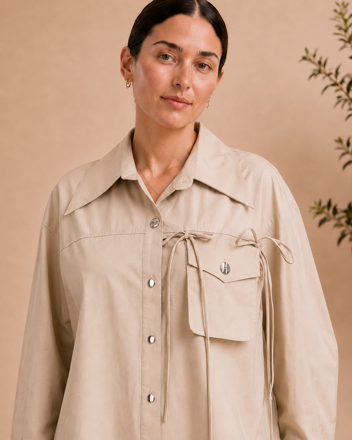 Tie-Pocket Utility Shirt