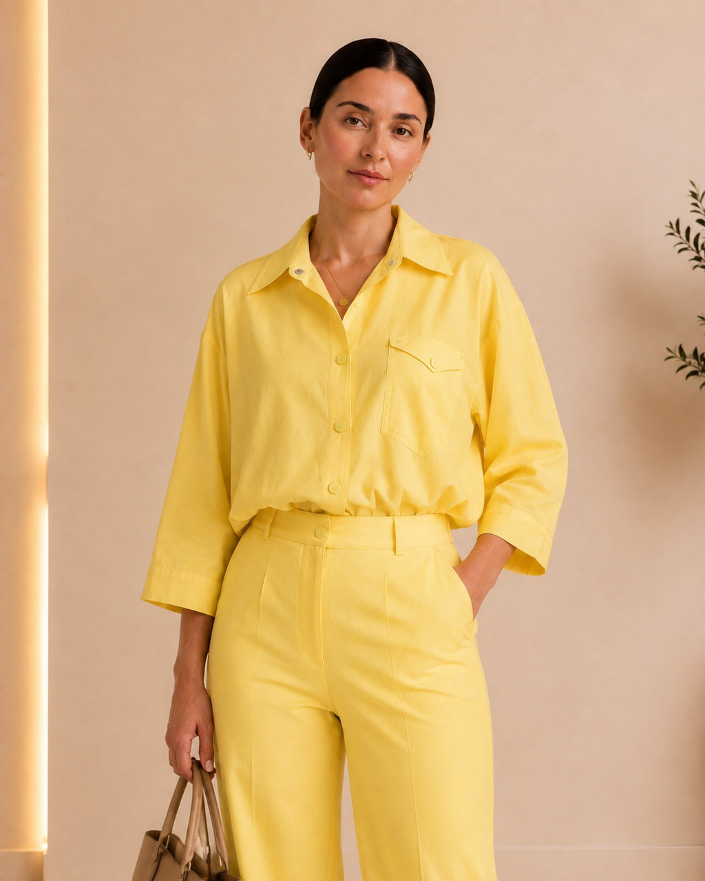 Lemon Breeze Two-Piece Set