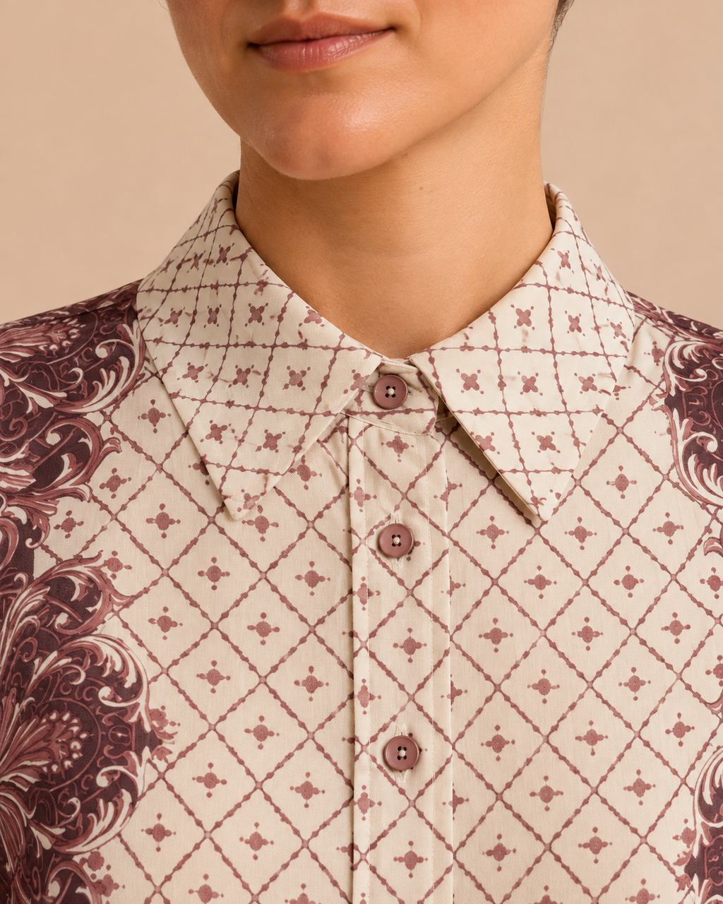 Royal Paisley Print Shirt