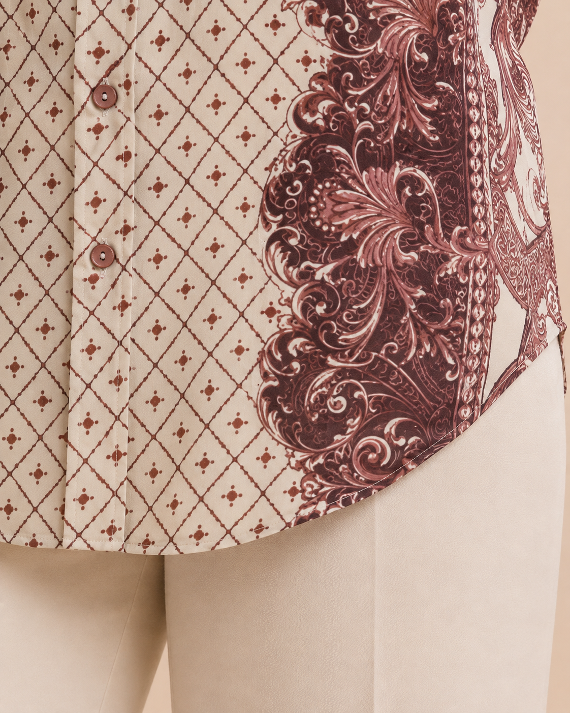 Royal Paisley Print Shirt
