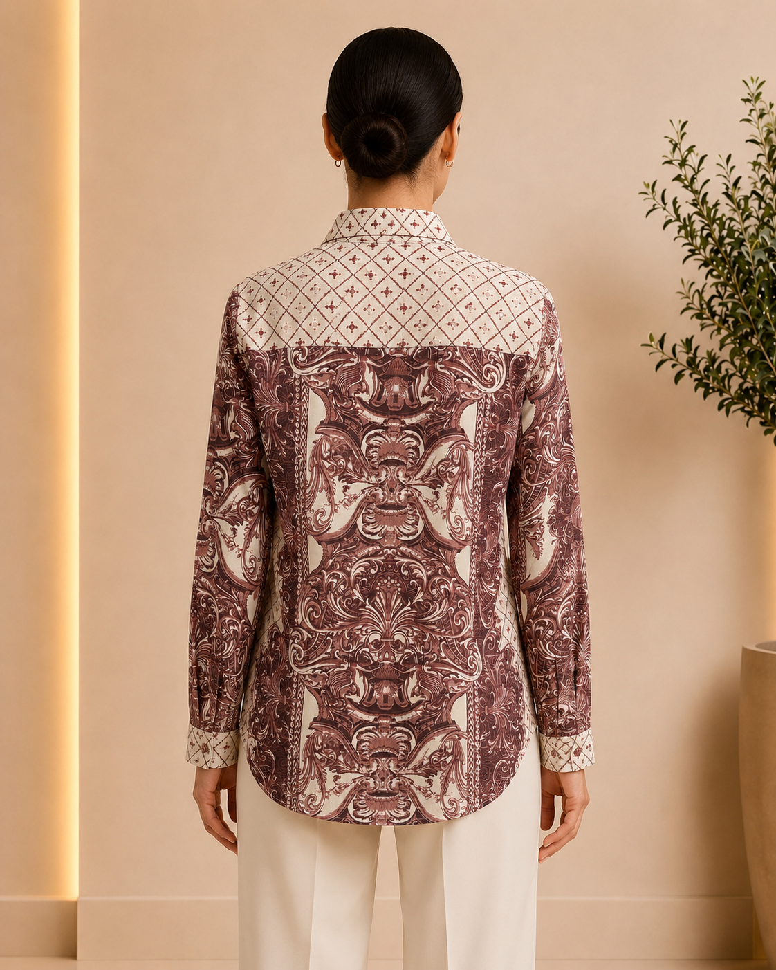 Royal Paisley Print Shirt