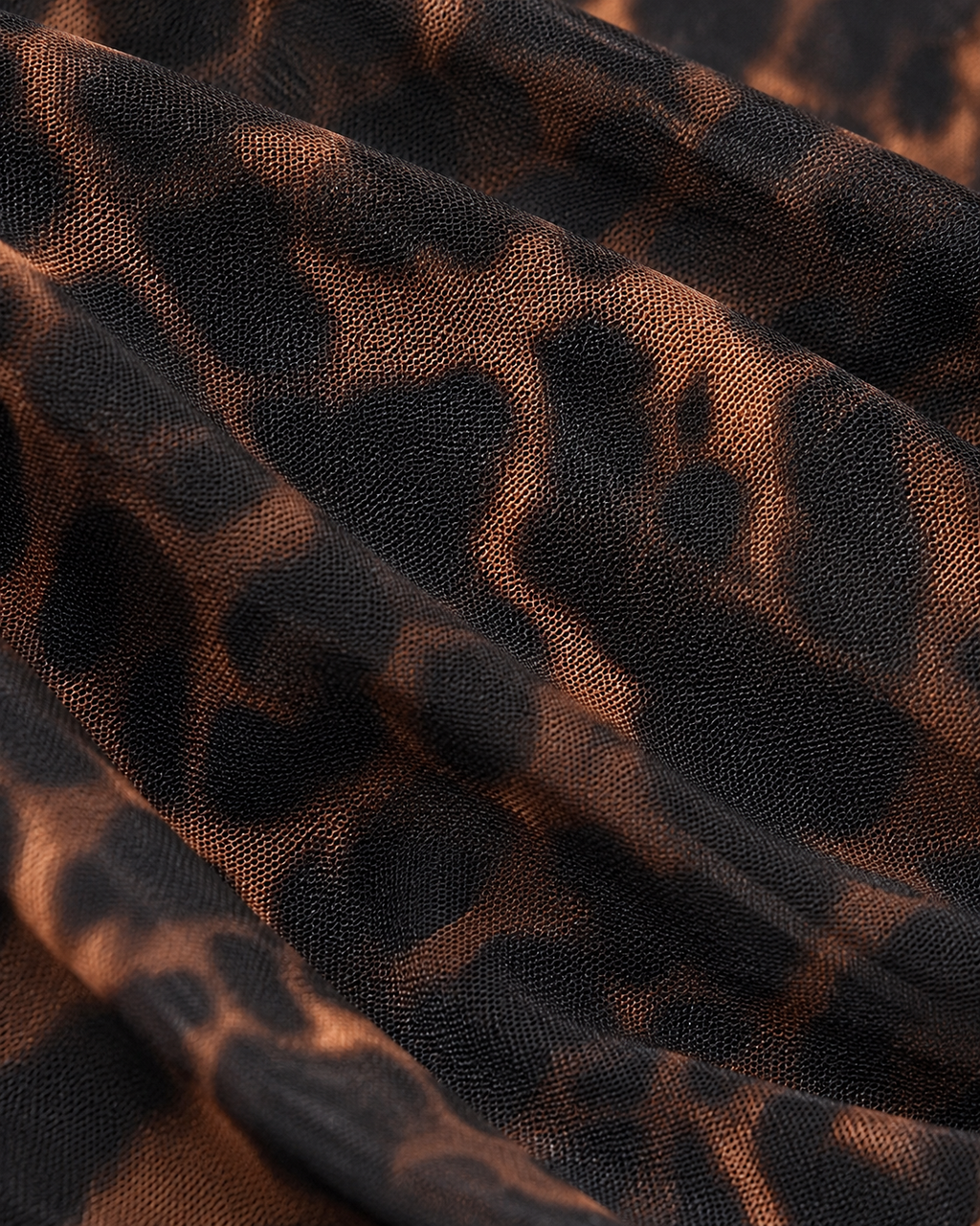 One-Shoulder Leopard Print Maxi Dress