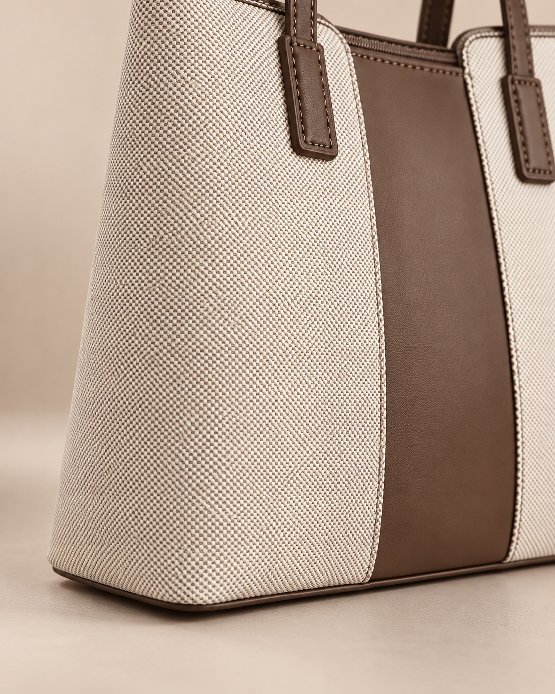 Paisley Bow Contrast Tote Bag