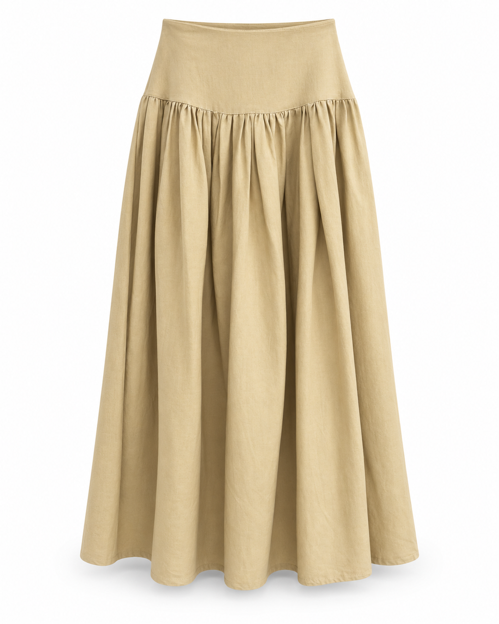 Sage Layered Maxi Skirt Set
