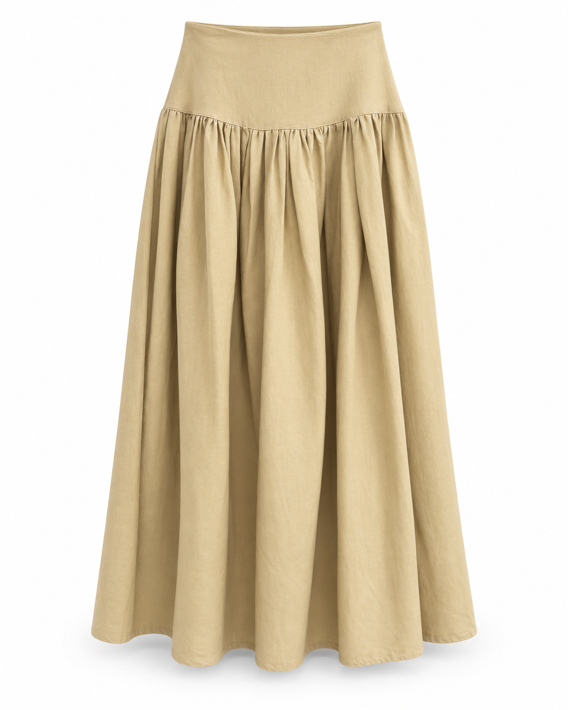Sage Layered Maxi Skirt Set