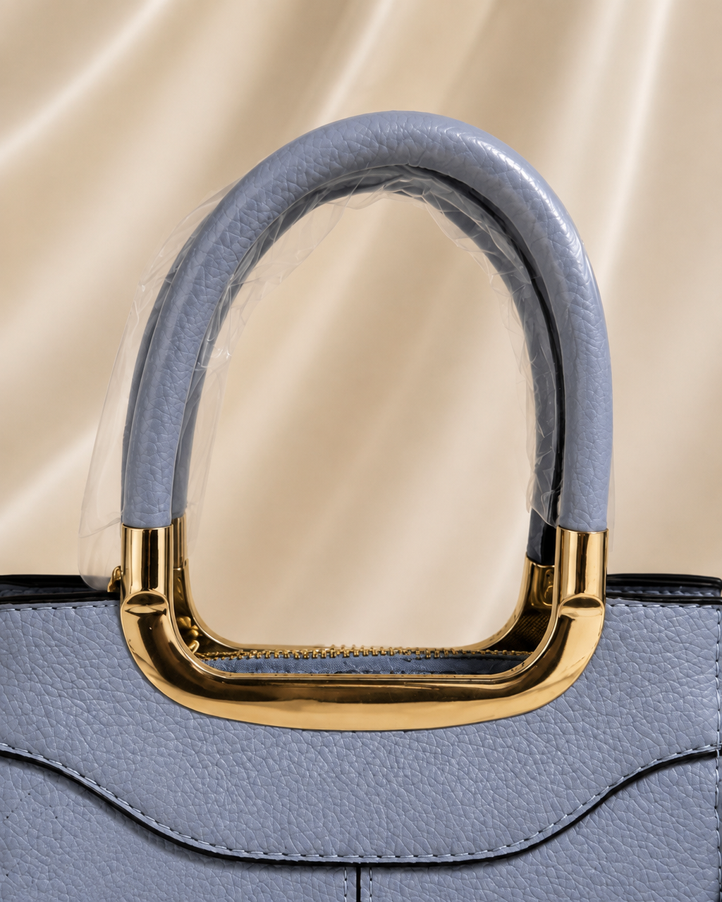 Danbaoly Blue Handbag with Matching Pouches