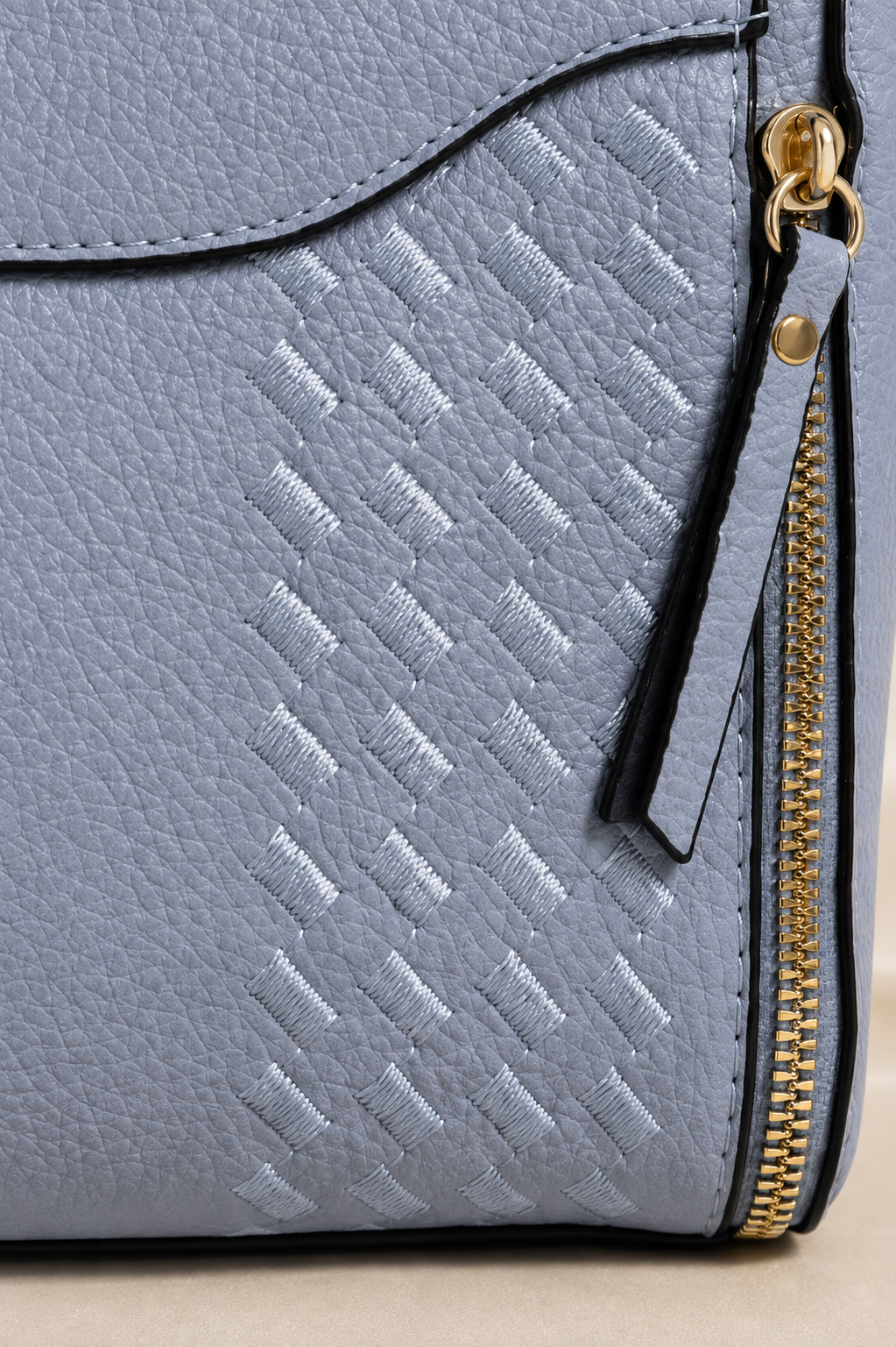Danbaoly Blue Handbag with Matching Pouches