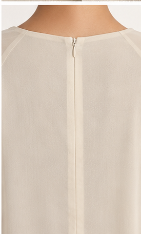 Elegant Ivory Layered-Sleeve Abaya