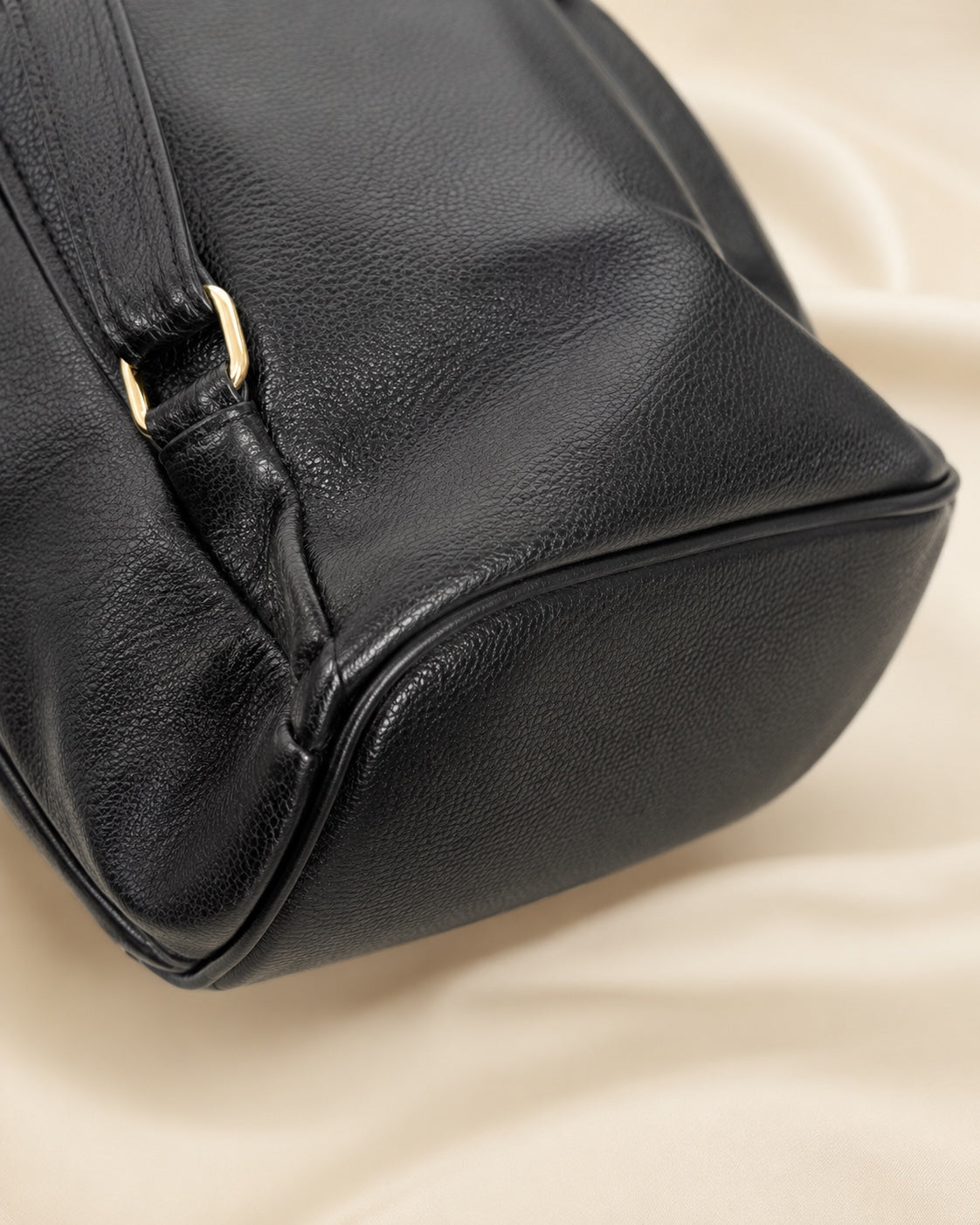 Black Cat Charm Backpack base detail