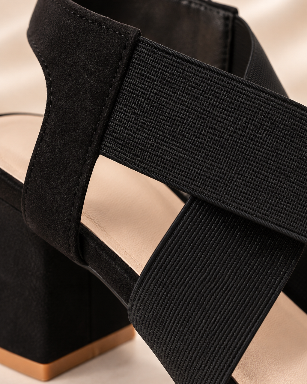 Material weave and stitching detail