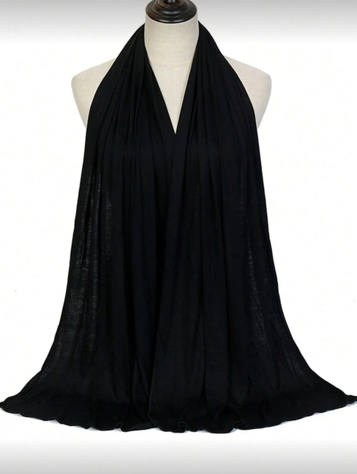 Black Essential Jersey Hijab