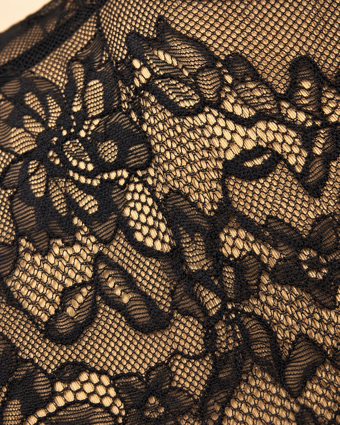 Lace fabric detail
