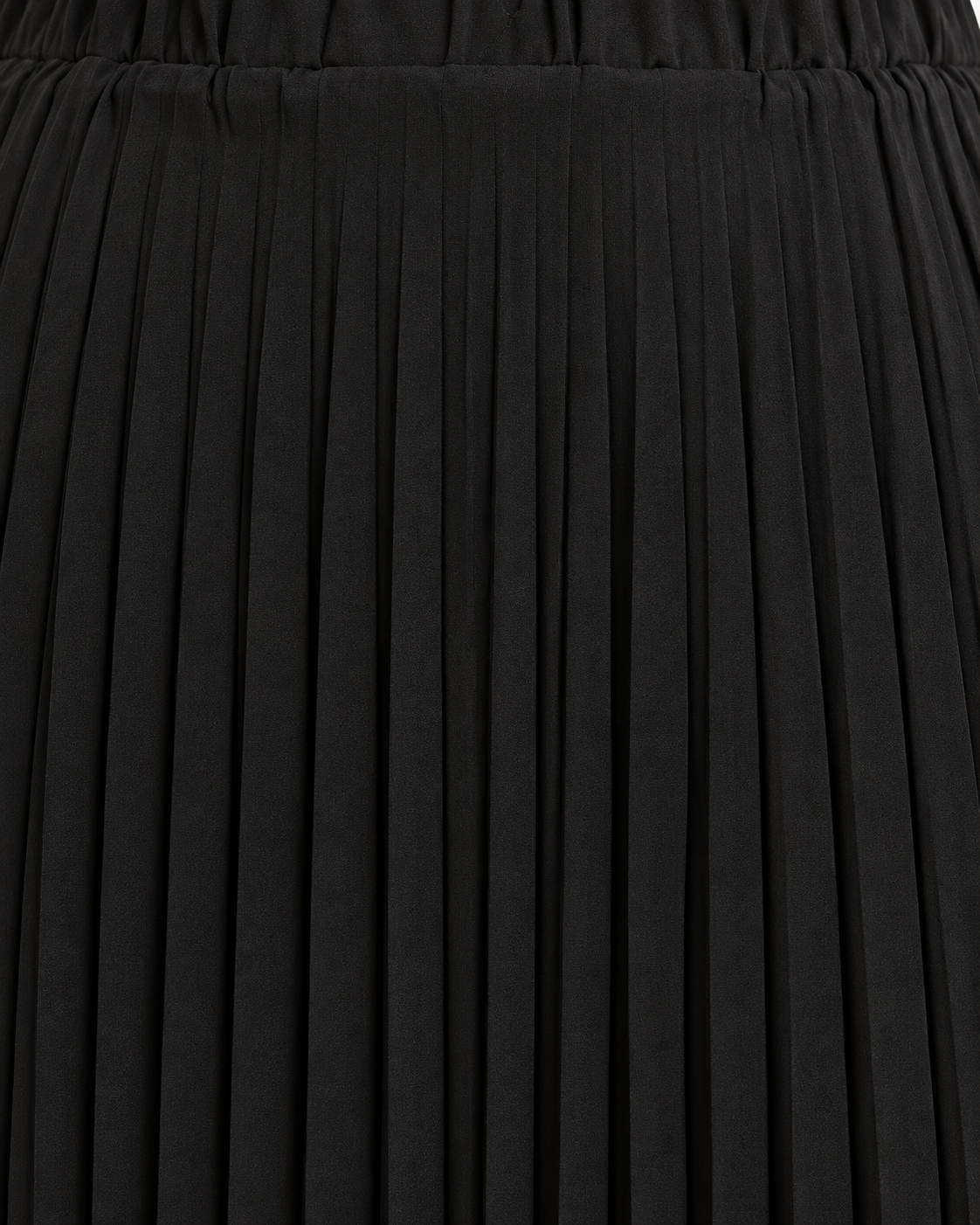 Black pleated skirt fabric texture