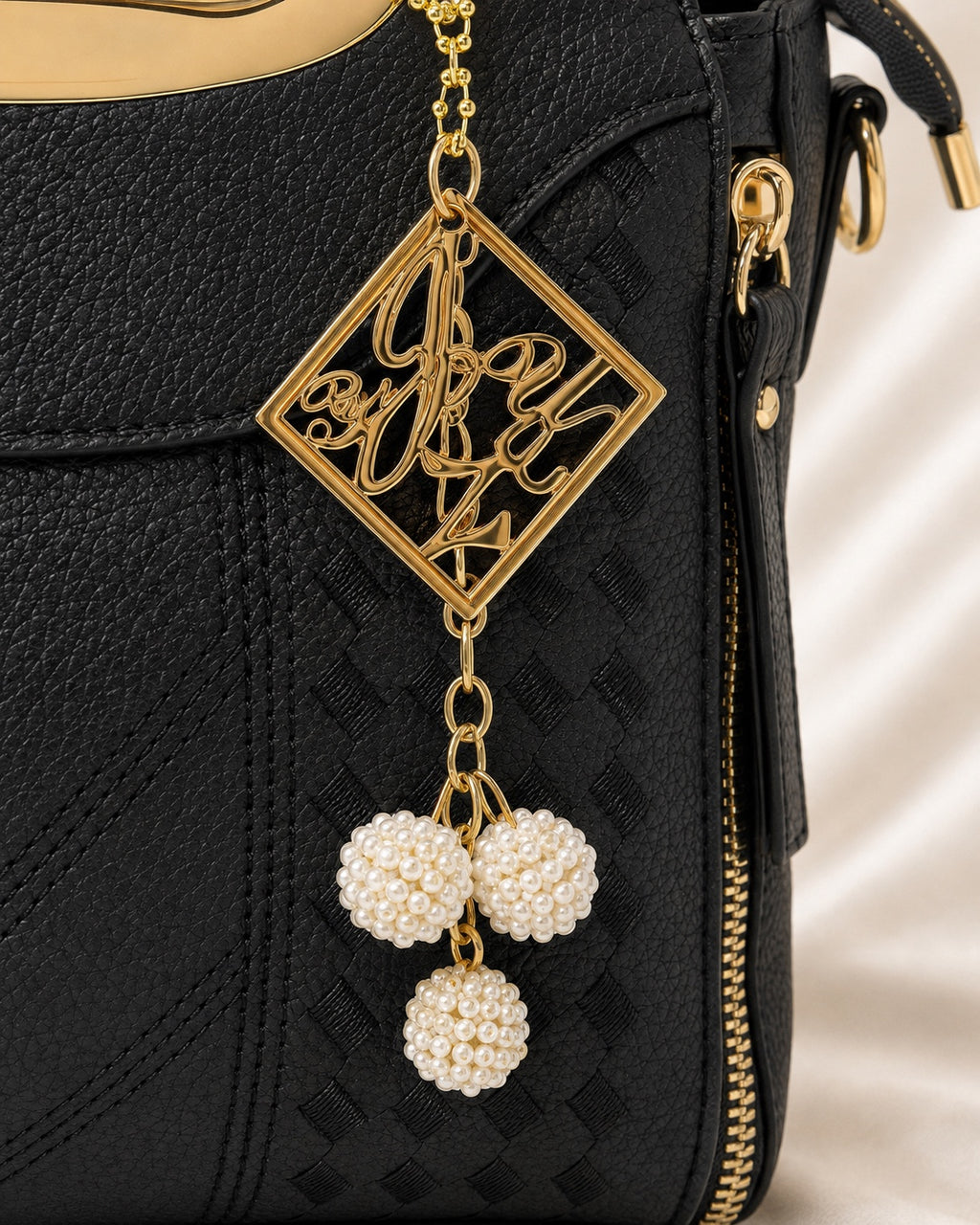 Gold charm detail