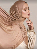 Camel jersey hijab