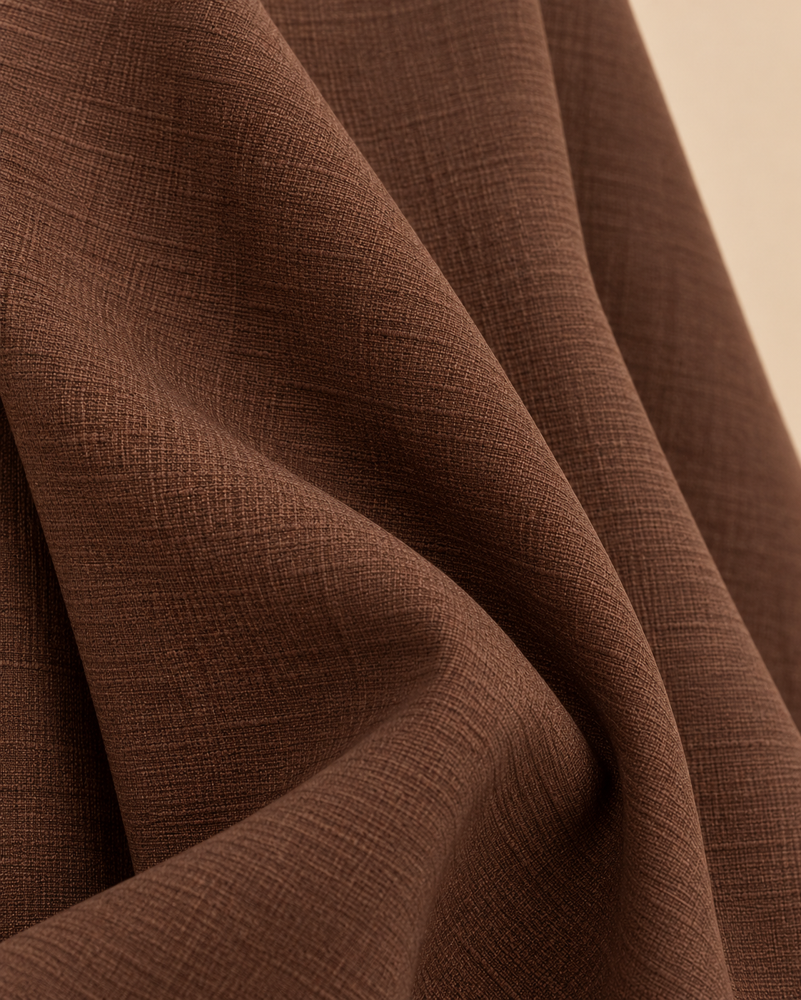 Cocoa Brown Textured Long Tunic Set – fabric