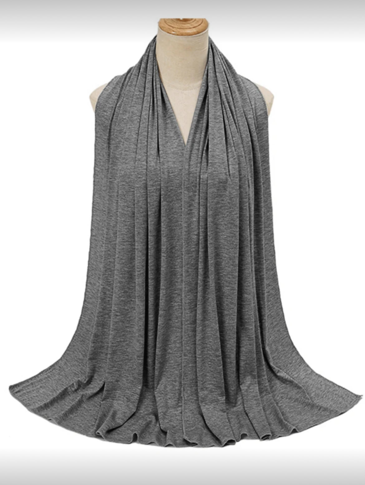 Heather Grey Jersey Hijab