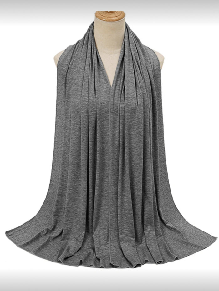 Heather Grey Jersey Hijab