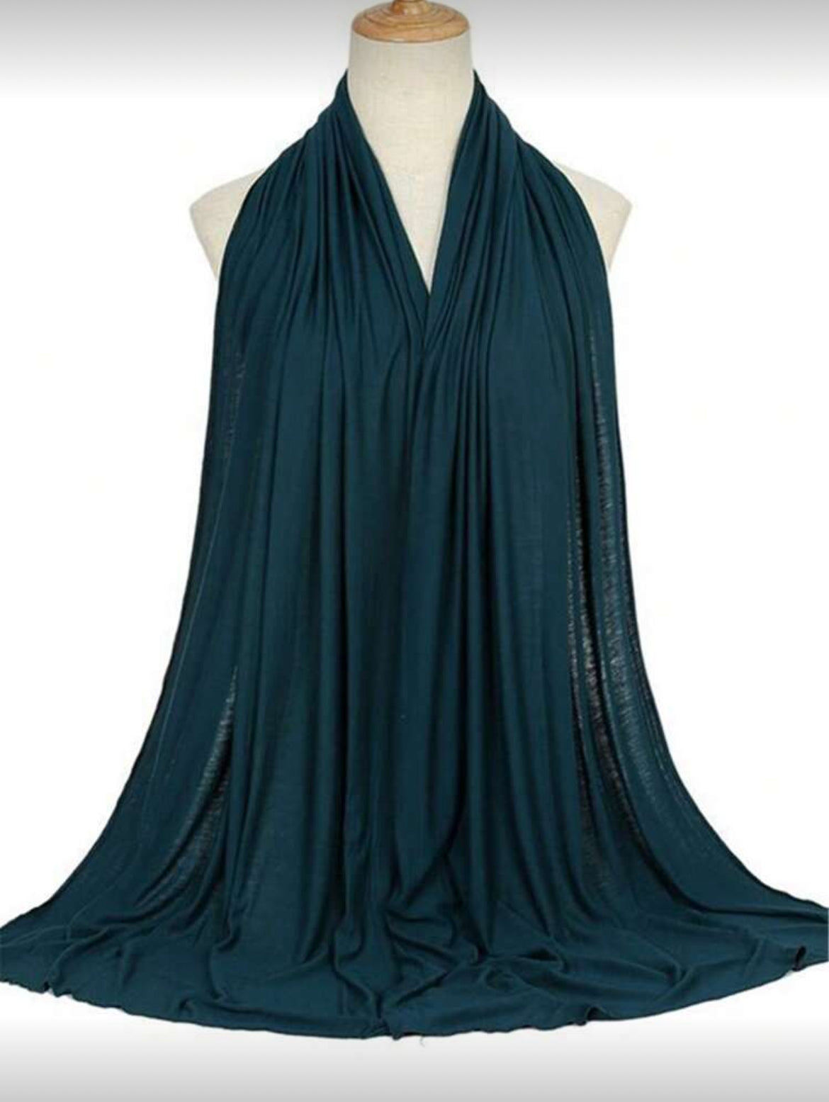 Teal chiffon hijab