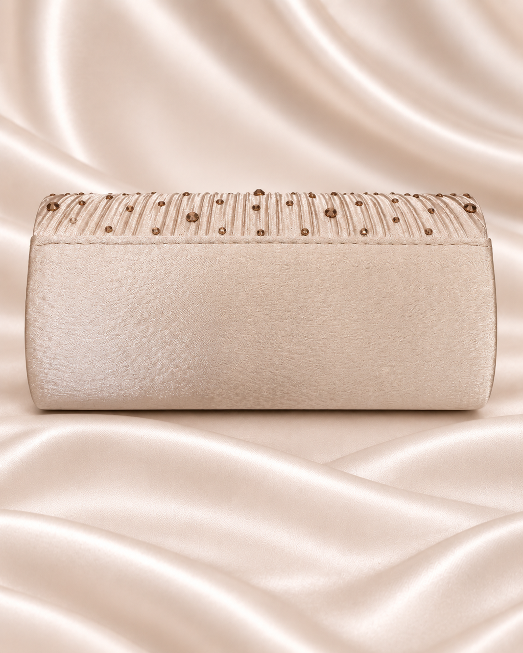 Champagne clutch back detail