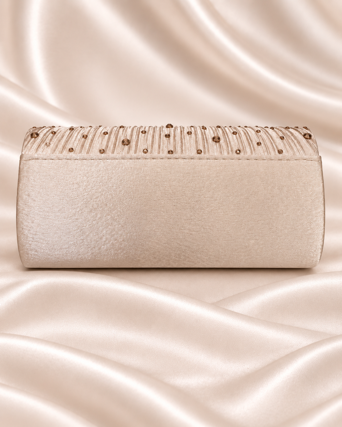 Champagne clutch back detail