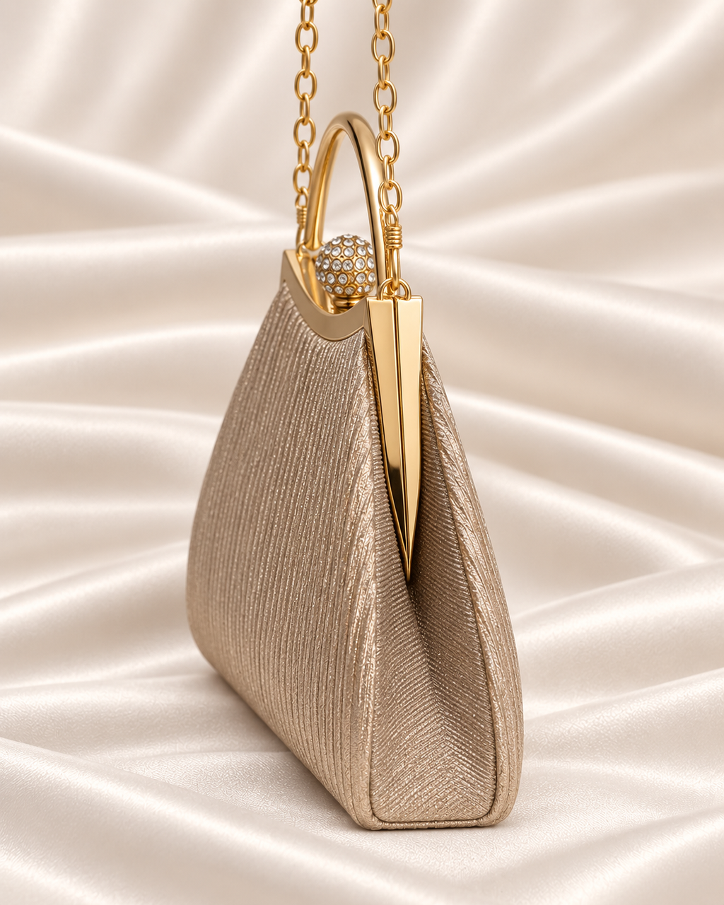 Side profile and structured frame detail