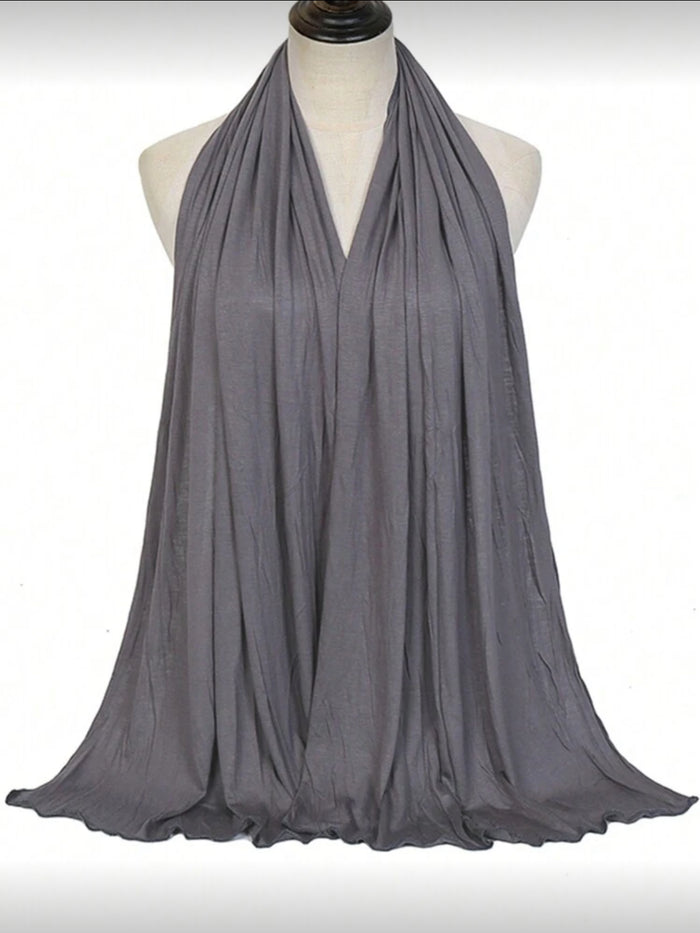 Charcoal Grey Essential Jersey Hijab
