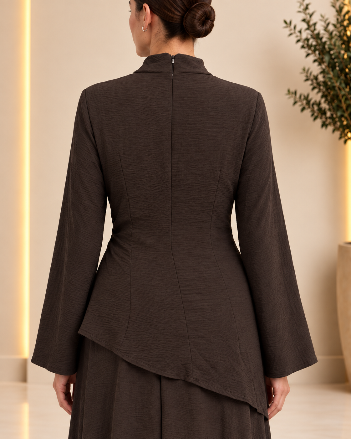 Back seams and panel construction