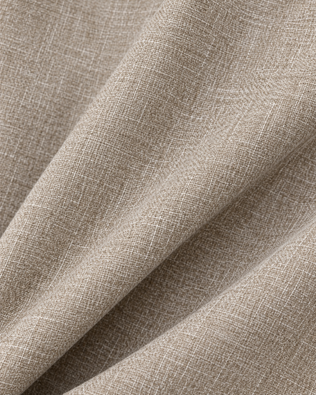 Greige woven fabric texture detail