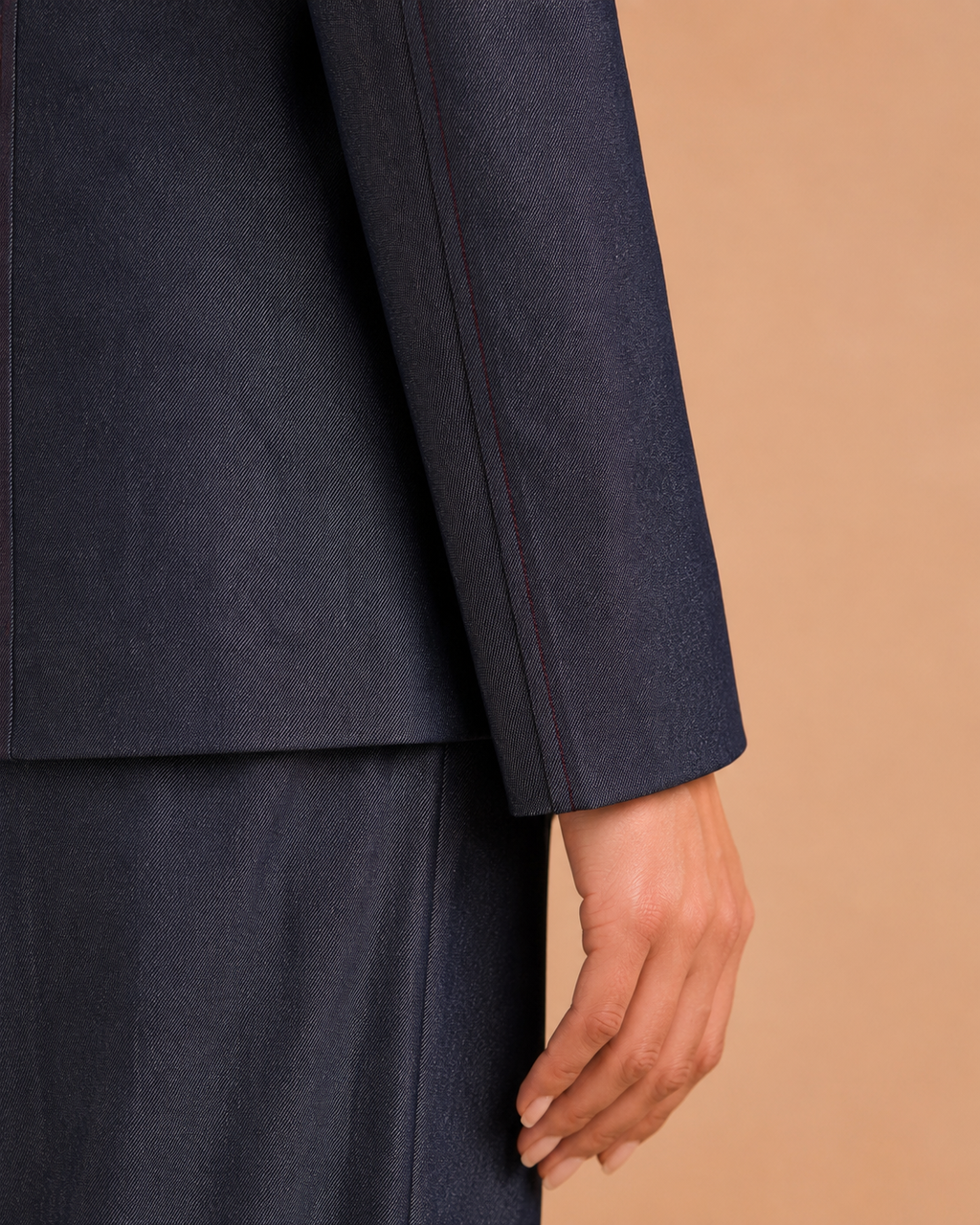 Sleeve and stitching detail