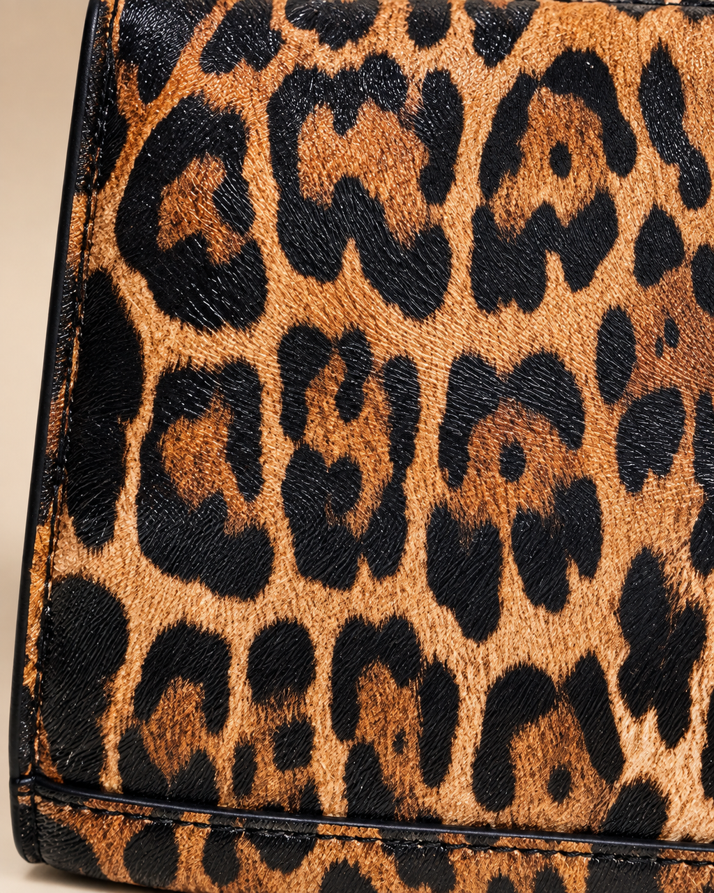 Leopard print texture detail