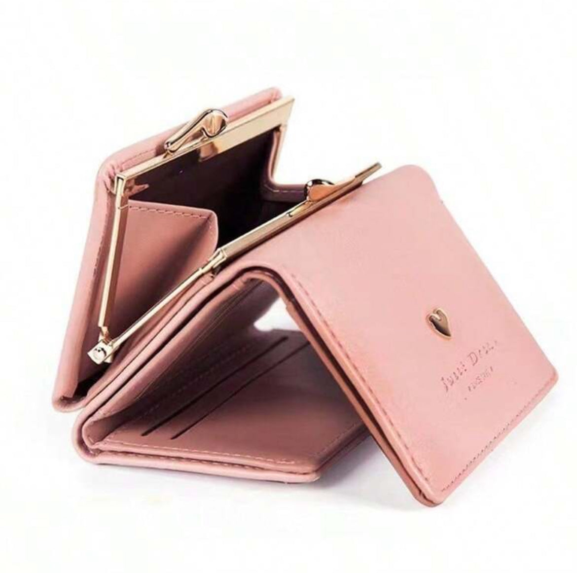 Pink Sweet Dream compact wallet open view