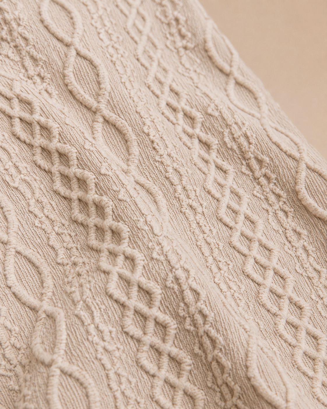 Ruched Starfish Textured Top - fabric texture