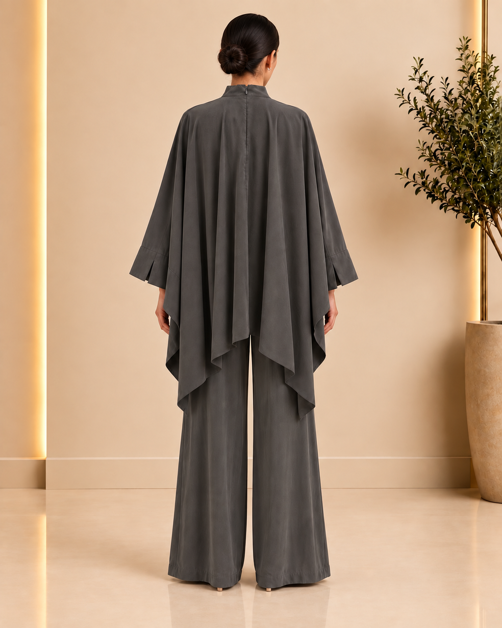 Back drape construction detail