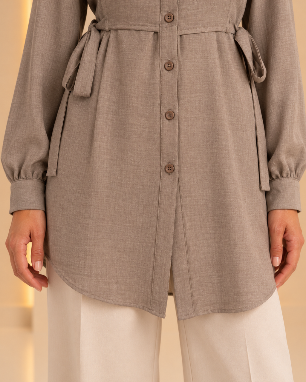 Shirt hem detail