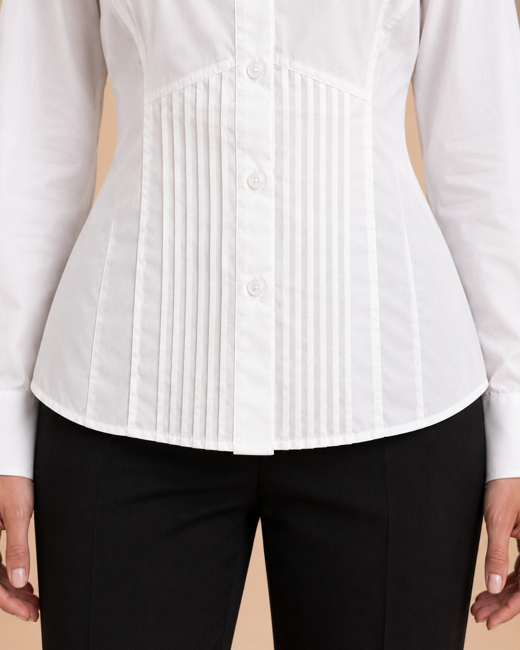 Front hem detail