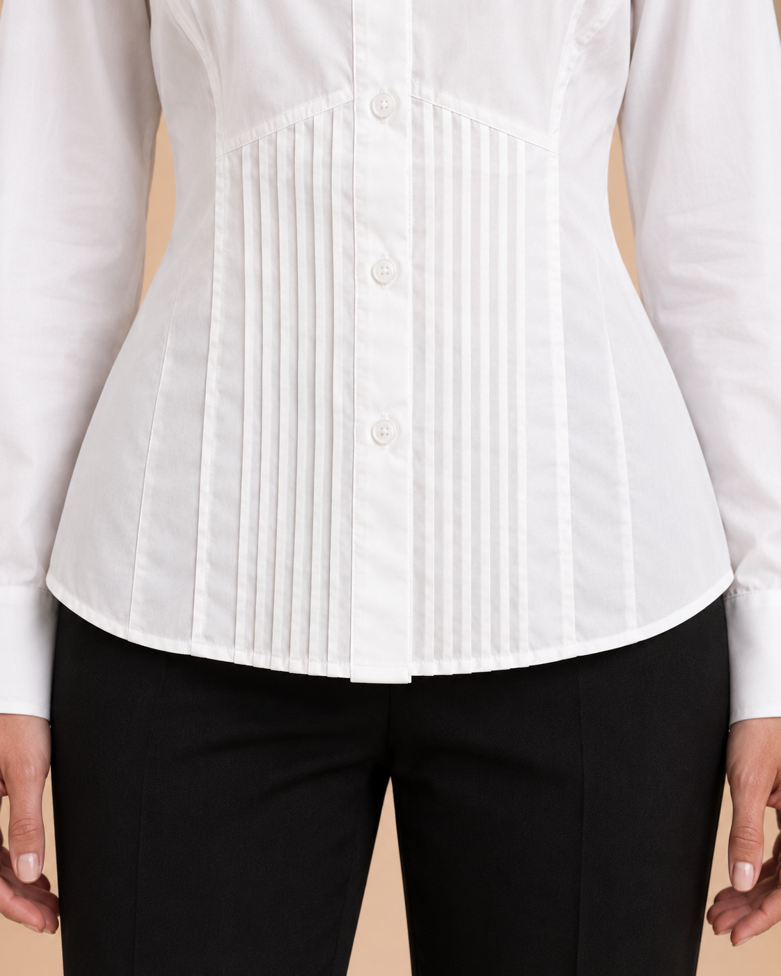 Front hem detail
