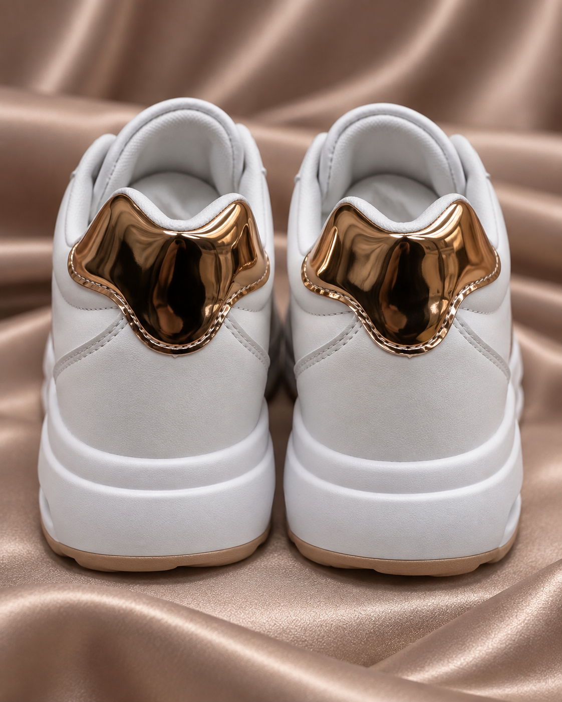 Back heel metallic detail